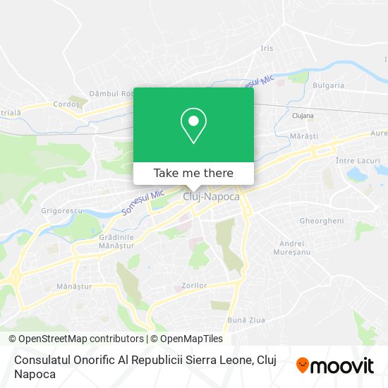 Consulatul Onorific Al Republicii Sierra Leone map