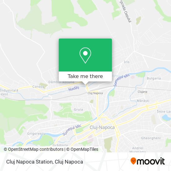 Cluj Napoca Station map
