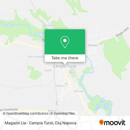 Magazin Lia - Campia Turzii map