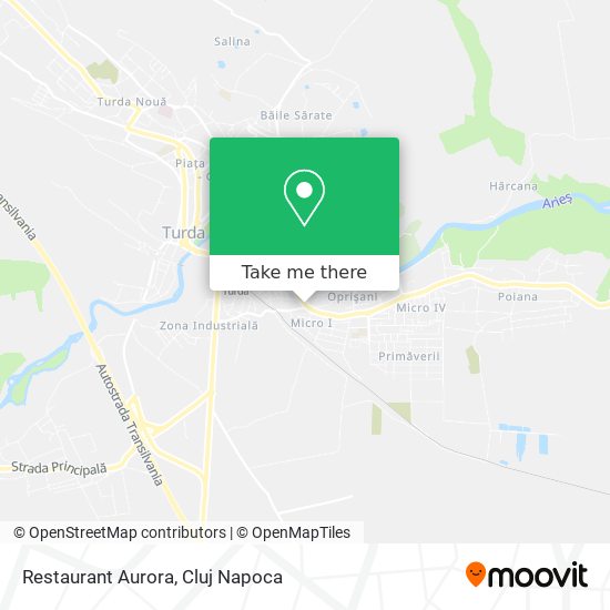 Restaurant Aurora map