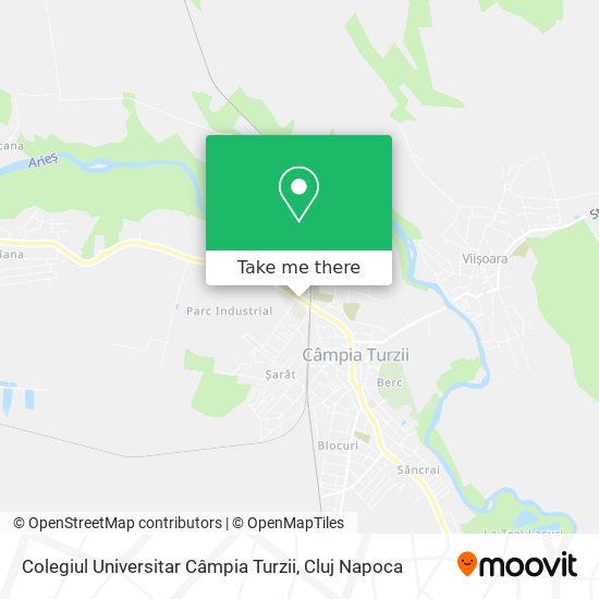Colegiul Universitar Câmpia Turzii map