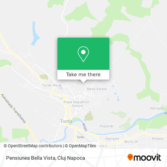 Pensiunea Bella Vista map