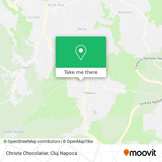 Christe Chocolatier map