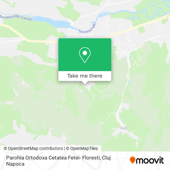 Parohia Ortodoxa Cetatea Fetei- Floresti map