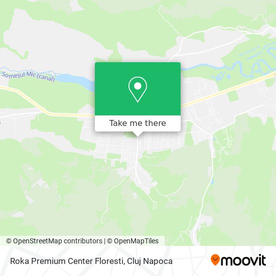 Roka Premium Center Floresti map