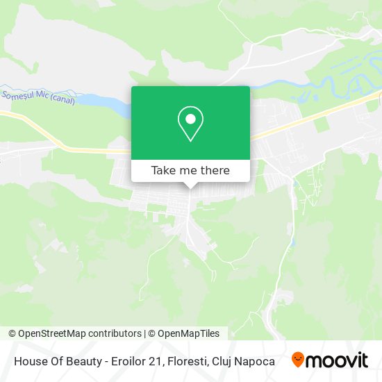 House Of Beauty - Eroilor 21, Floresti map