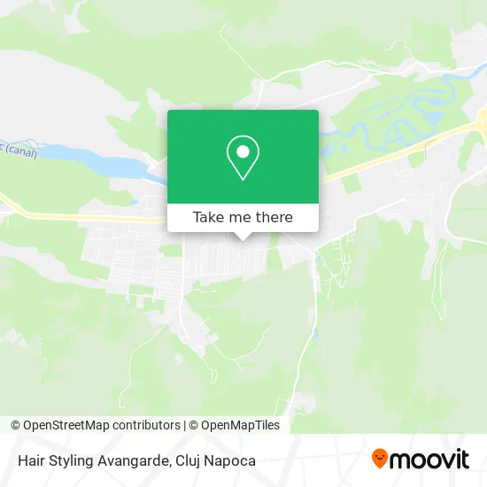 Hair Styling Avangarde map