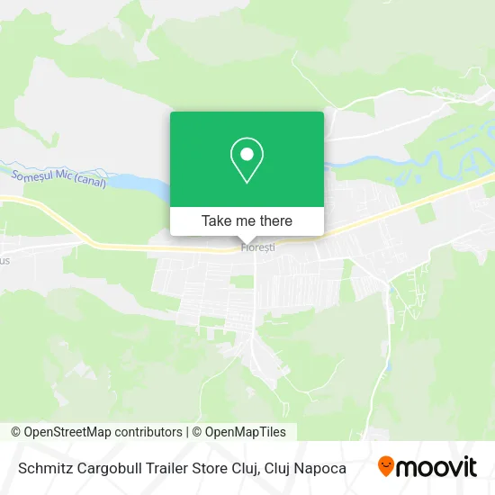 Schmitz Cargobull Trailer Store Cluj map