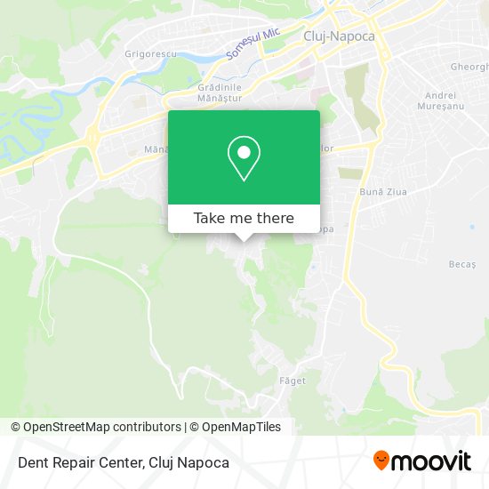 Dent Repair Center map