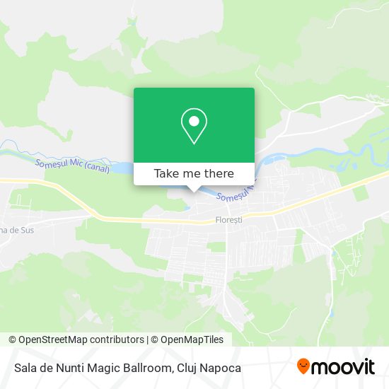 Sala de Nunti Magic Ballroom map