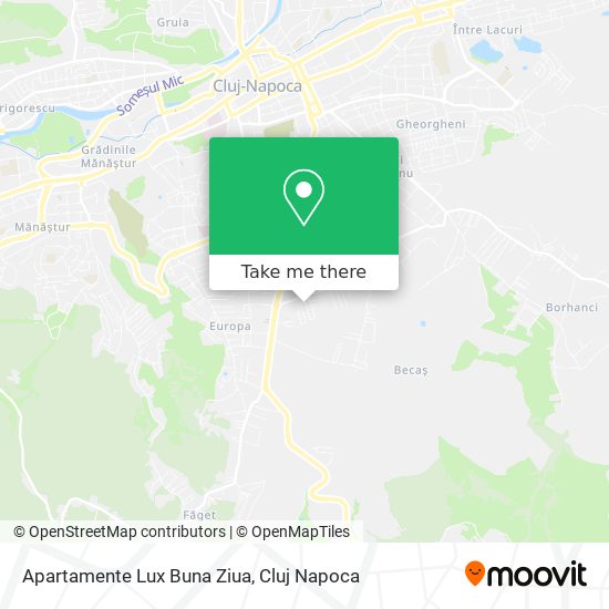 Apartamente Lux Buna Ziua map
