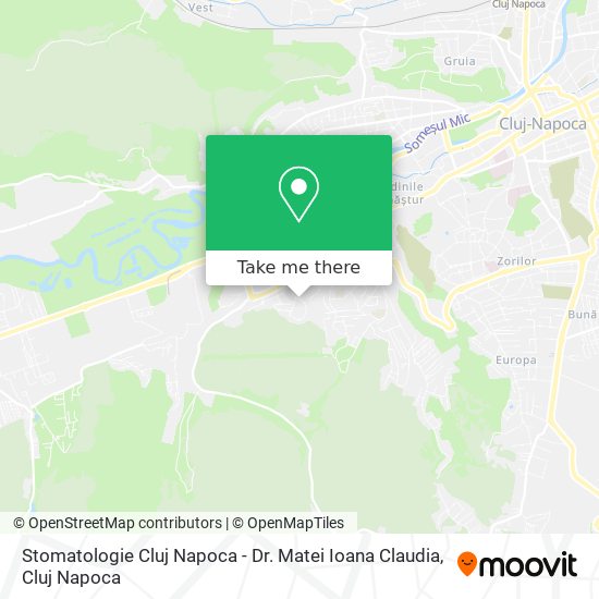 Stomatologie Cluj Napoca - Dr. Matei Ioana Claudia map