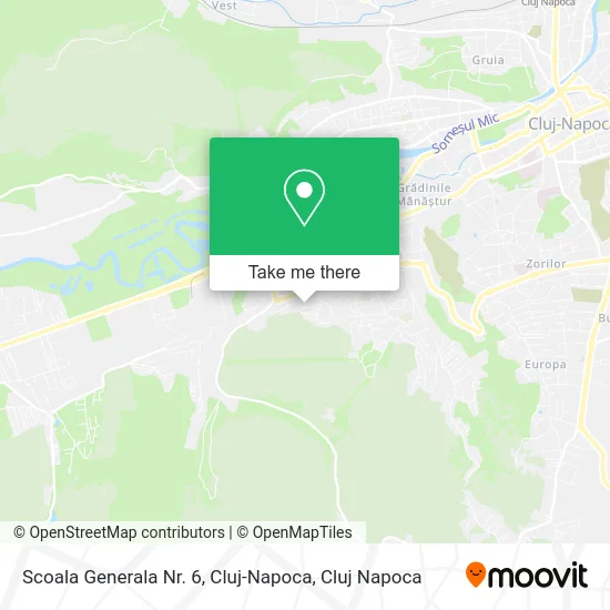 Scoala Generala Nr. 6, Cluj-Napoca map