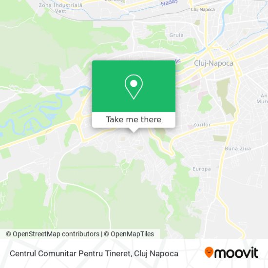 Centrul Comunitar Pentru Tineret map