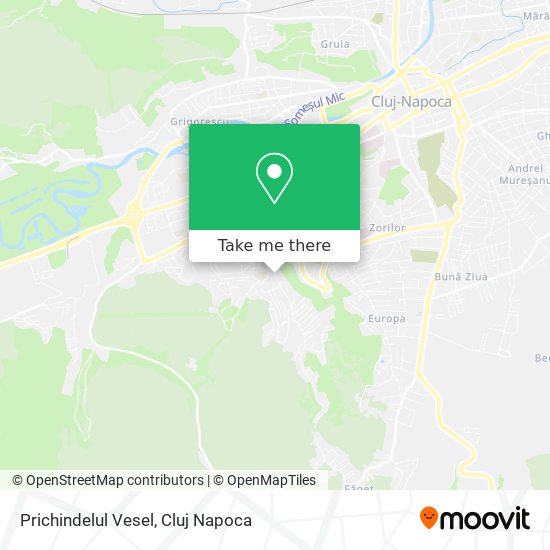 Prichindelul Vesel map