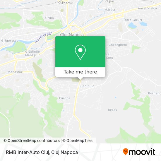 RMB Inter-Auto Cluj map