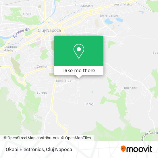 Okapi Electronics map