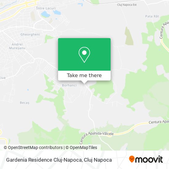 Gardenia Residence Cluj-Napoca map