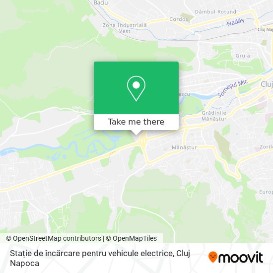 Stație de încărcare pentru vehicule electrice map