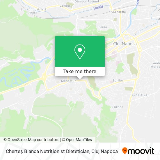 Cherteș Bianca Nutriționist Dietetician map