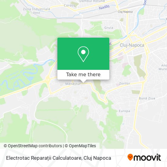 Electrotac Reparații Calculatoare map