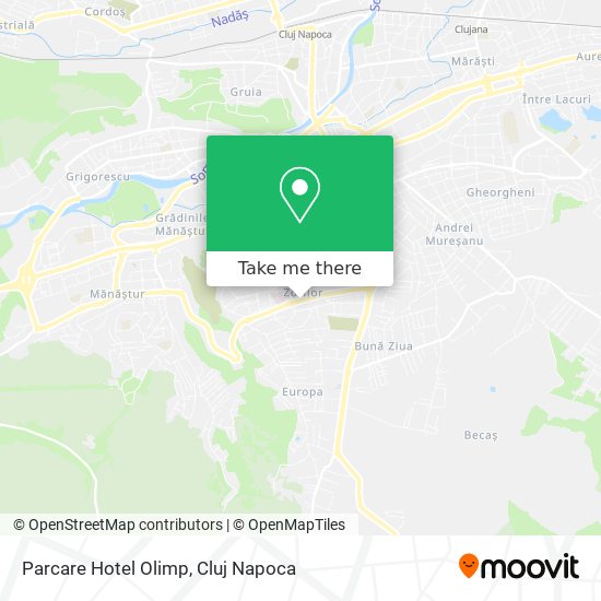 Parcare Hotel Olimp map