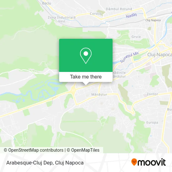 Arabesque-Cluj Dep map