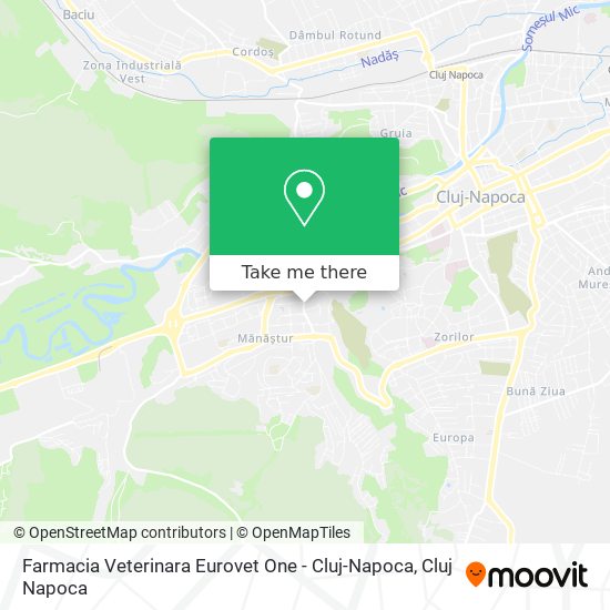 Farmacia Veterinara Eurovet One - Cluj-Napoca map
