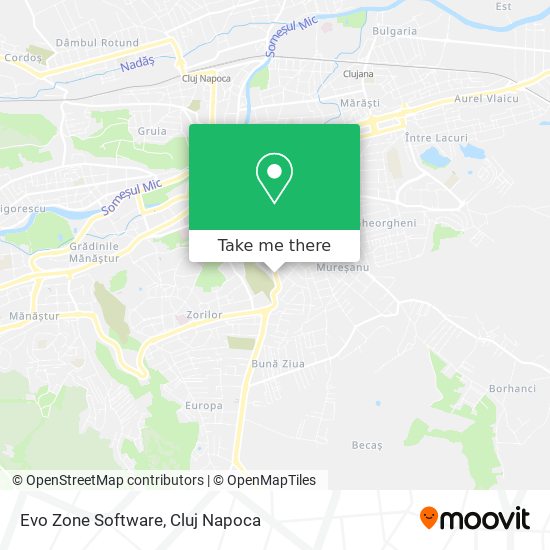 Evo Zone Software map