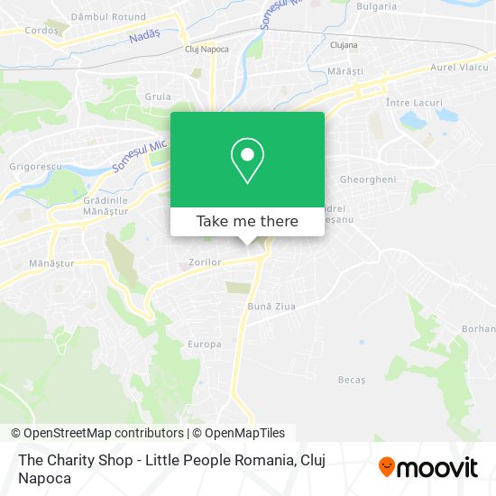 The Charity Shop - Little People Romania map