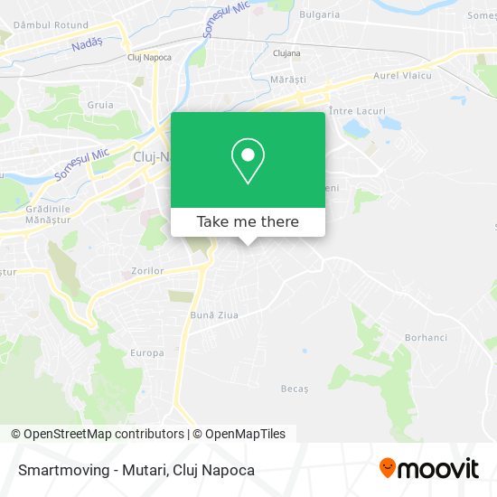 Smartmoving - Mutari map