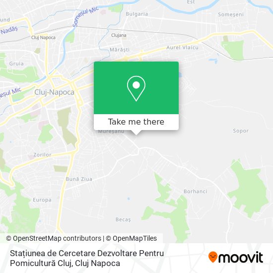 Stațiunea de Cercetare Dezvoltare Pentru Pomicultură Cluj map