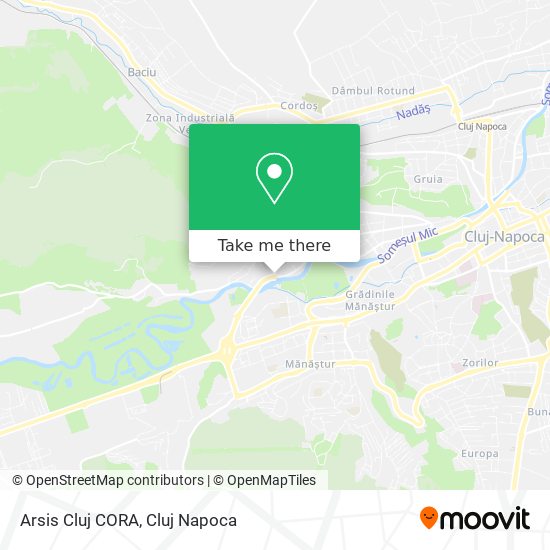 Arsis Cluj CORA map