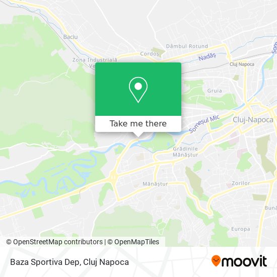 Baza Sportiva Dep map