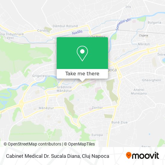 Cabinet Medical Dr. Sucala Diana map