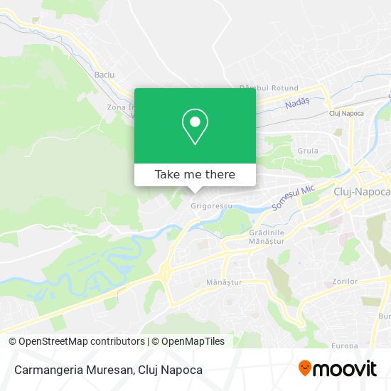 Carmangeria Muresan map