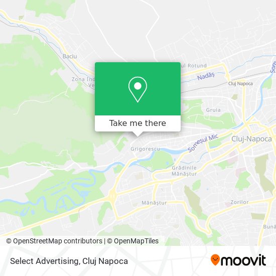 Select Advertising map