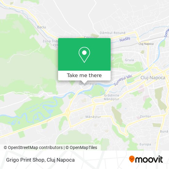 Grigo Print Shop map