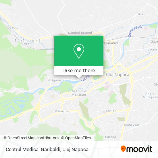 Centrul Medical Garibaldi map