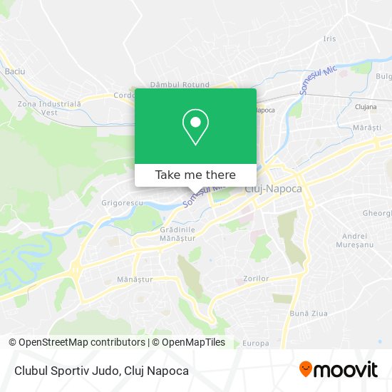 Clubul Sportiv Judo map