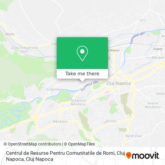 Centrul de Resurse Pentru Comunitatile de Romi, Cluj Napoca map
