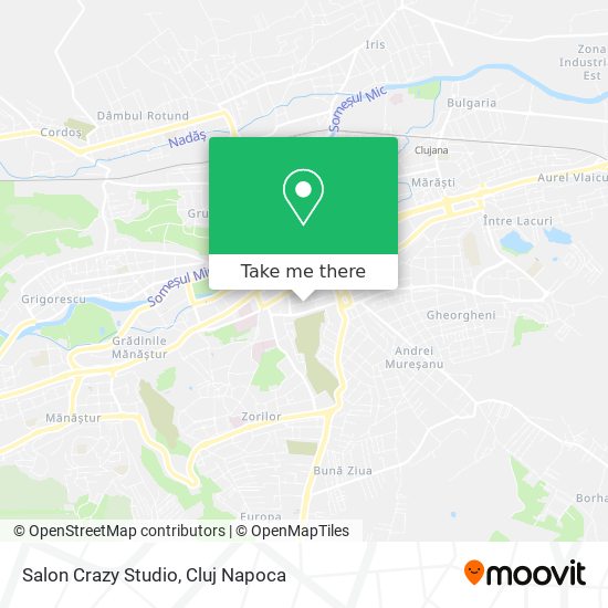 Salon Crazy Studio map