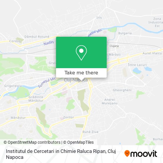Institutul de Cercetari in Chimie Raluca Ripan map