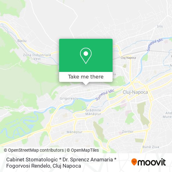 Cabinet Stomatologic * Dr. Sprencz Anamaria * Fogorvosi Rendelo map