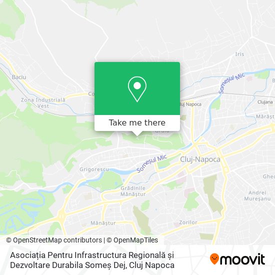 Asociația Pentru Infrastructura Regională și Dezvoltare Durabila Someș Dej map