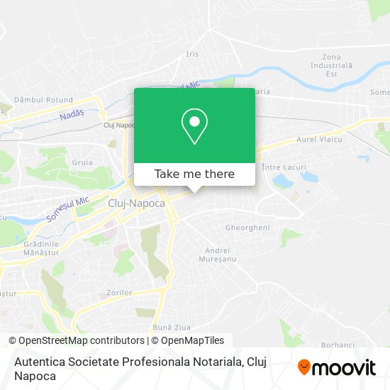 Autentica Societate Profesionala Notariala map