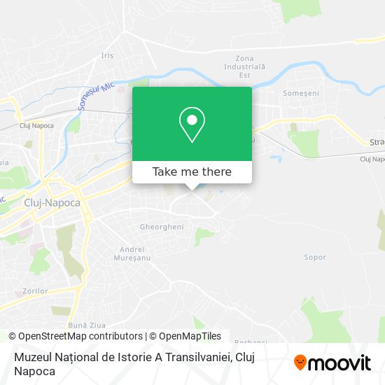 Muzeul Național de Istorie A Transilvaniei map