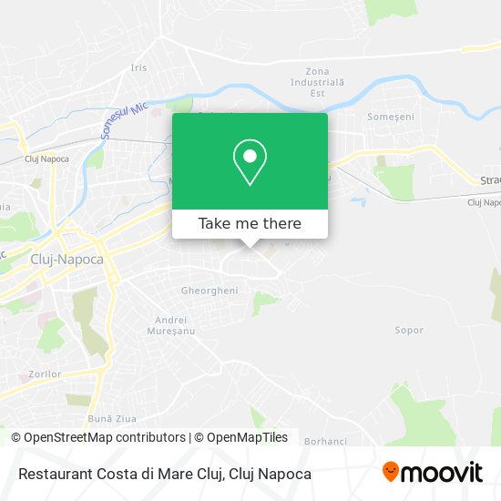 Restaurant Costa di Mare Cluj map