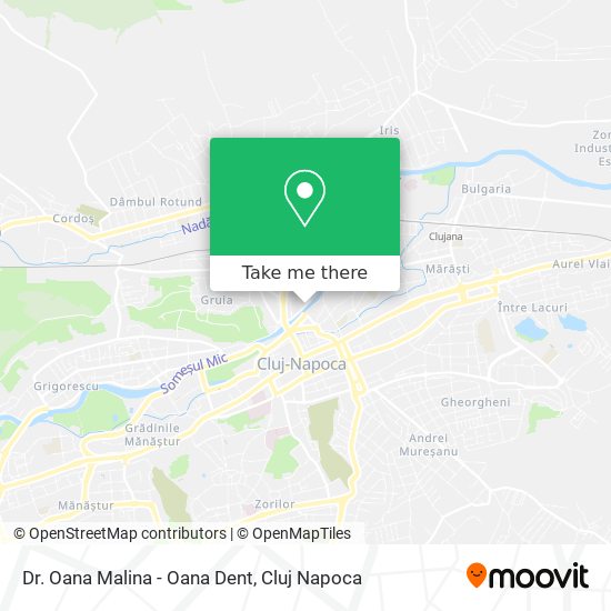 Dr. Oana Malina - Oana Dent map