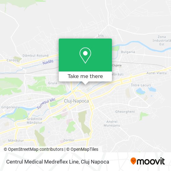 Centrul Medical Medreflex Line map